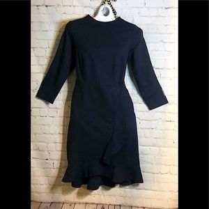 NWT - J.Jill Ponte Mock Wrap Dress Sz Small